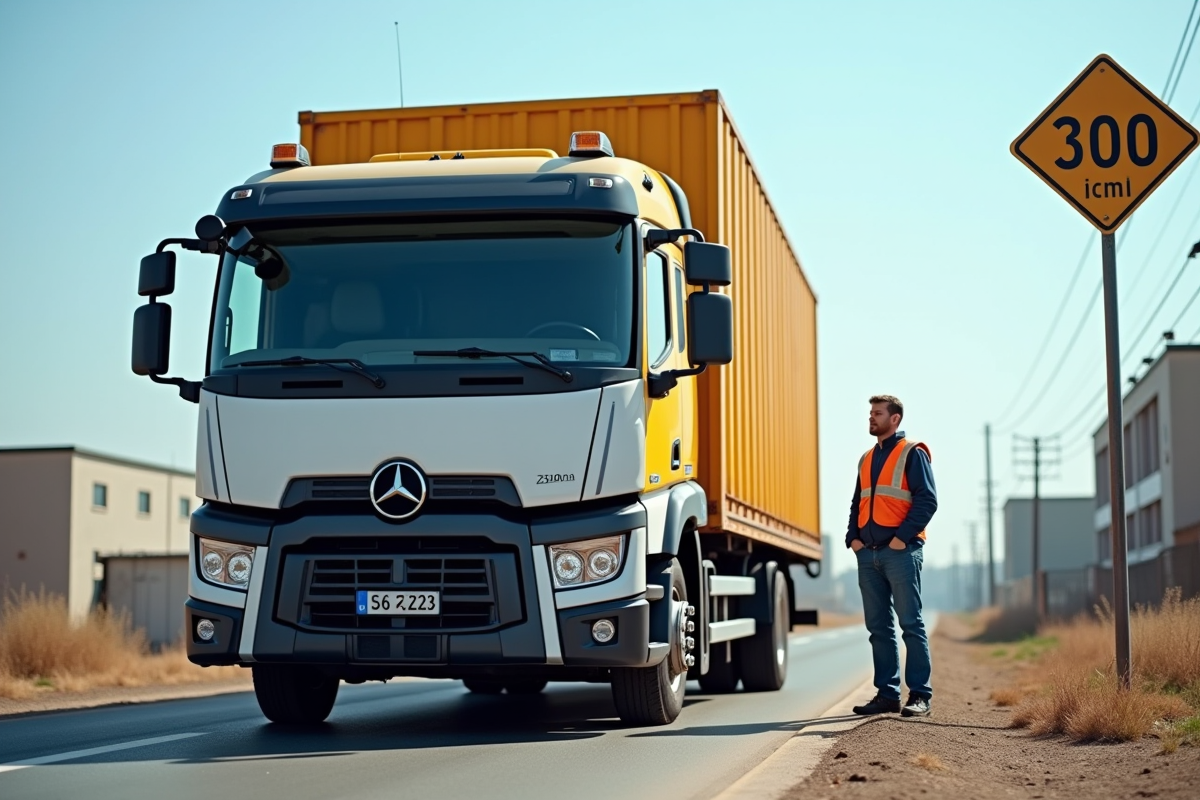 Chauffeur à côté d